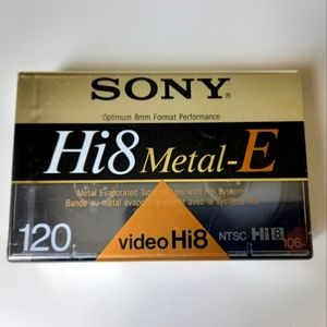 Hi8 New Recording Tapes in original packaging